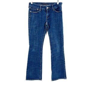 Levi's 547 Platinum Flare Mid Rise Jeans Women's Size‎ 8 Medium Blue Flap Pocket